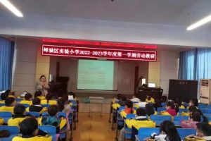 以“劳”树德，以“劳”育美——峄城区实验小学劳动教研活动